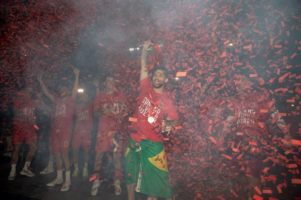 El Jimbee Cartagena celebra su segunda liga consecutiva