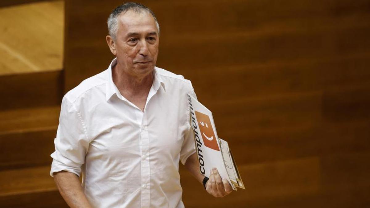 El síndic de Compromís en las Corts, Joan Baldoví