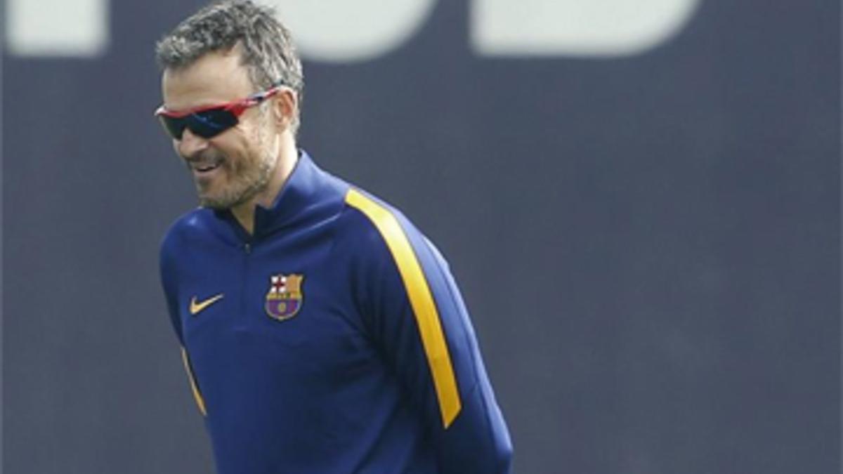 Luis Enrique está muy feliz en Barcelona y en el Barça