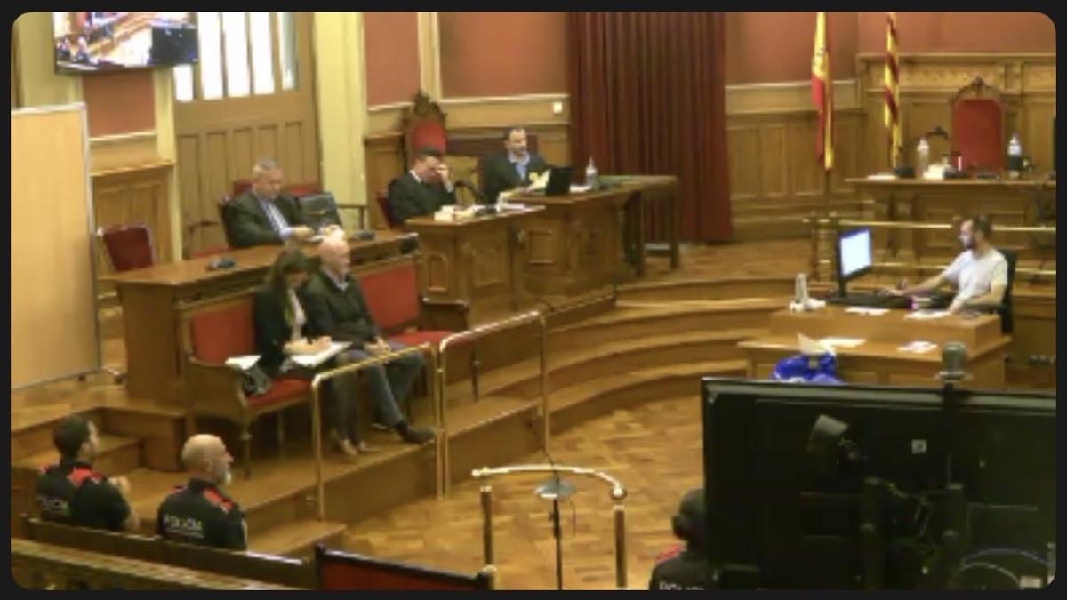 Imagen del juicio celebrado en la Audiencia de Barcelona