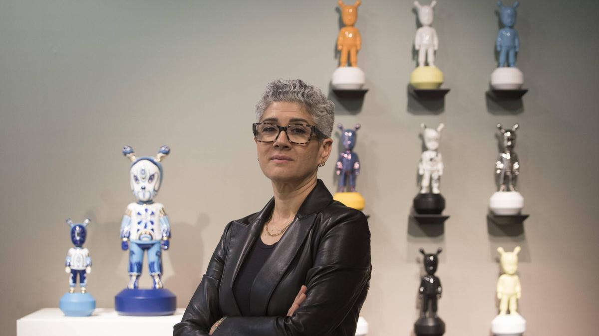 Ana Rodríguez, directora general de Lladró, en una imatge de 2023 en la fàbrica de Tavernes Blanques