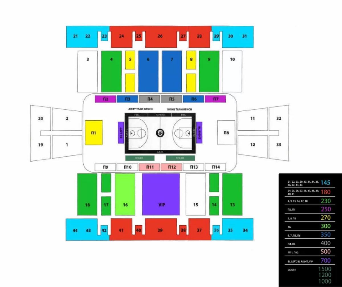 Precio de los abonos para la Final Four de Atenas 2025.