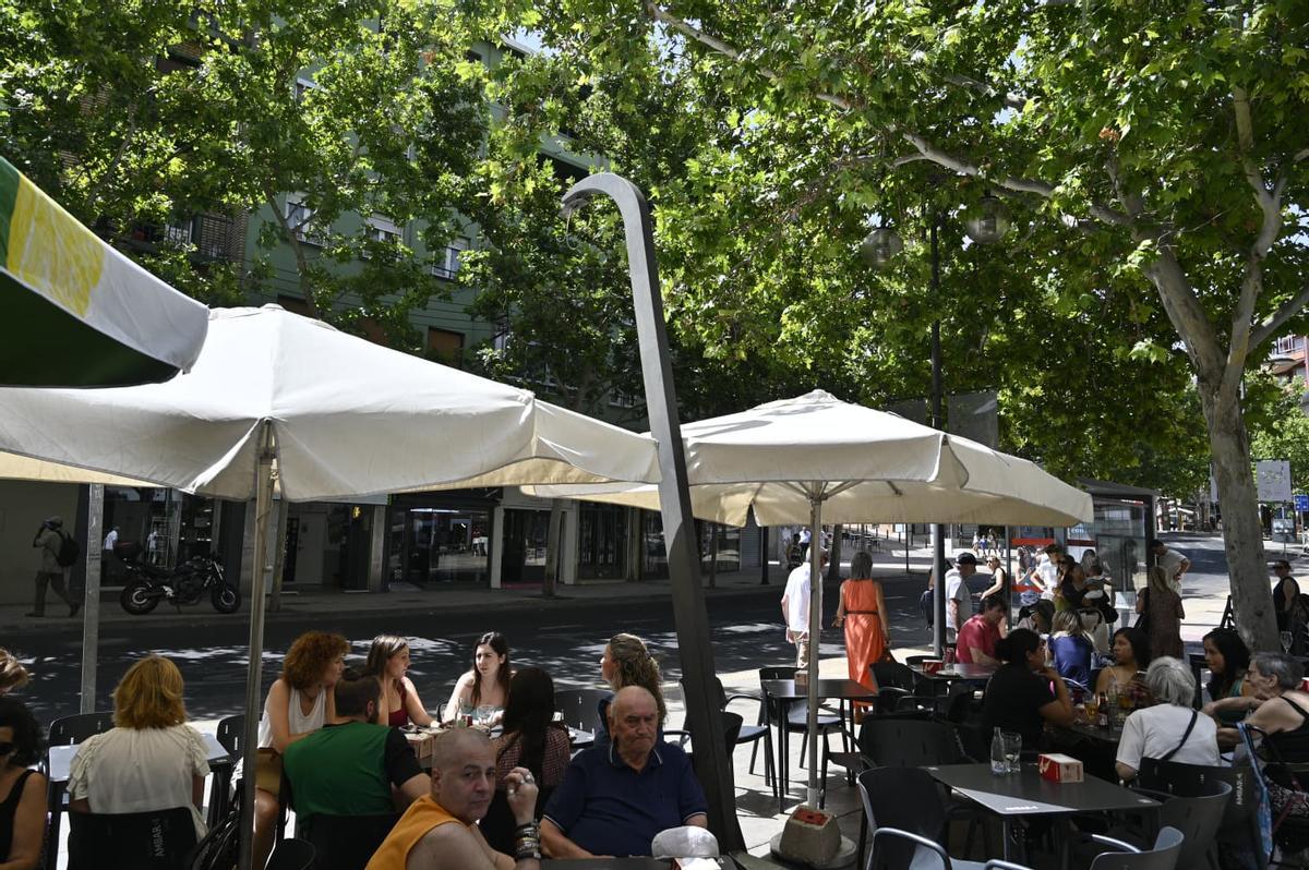 El emplazamiento del relojo que ahora será arrreglado por el Ayuntamiento de Zaragoza.