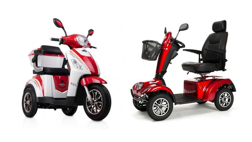 Scooter de la marca Madeira i Scooter de la marca Vermeiren que trobareu a Empordà Medical.