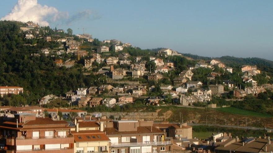 Vista de la serra de Casampons.