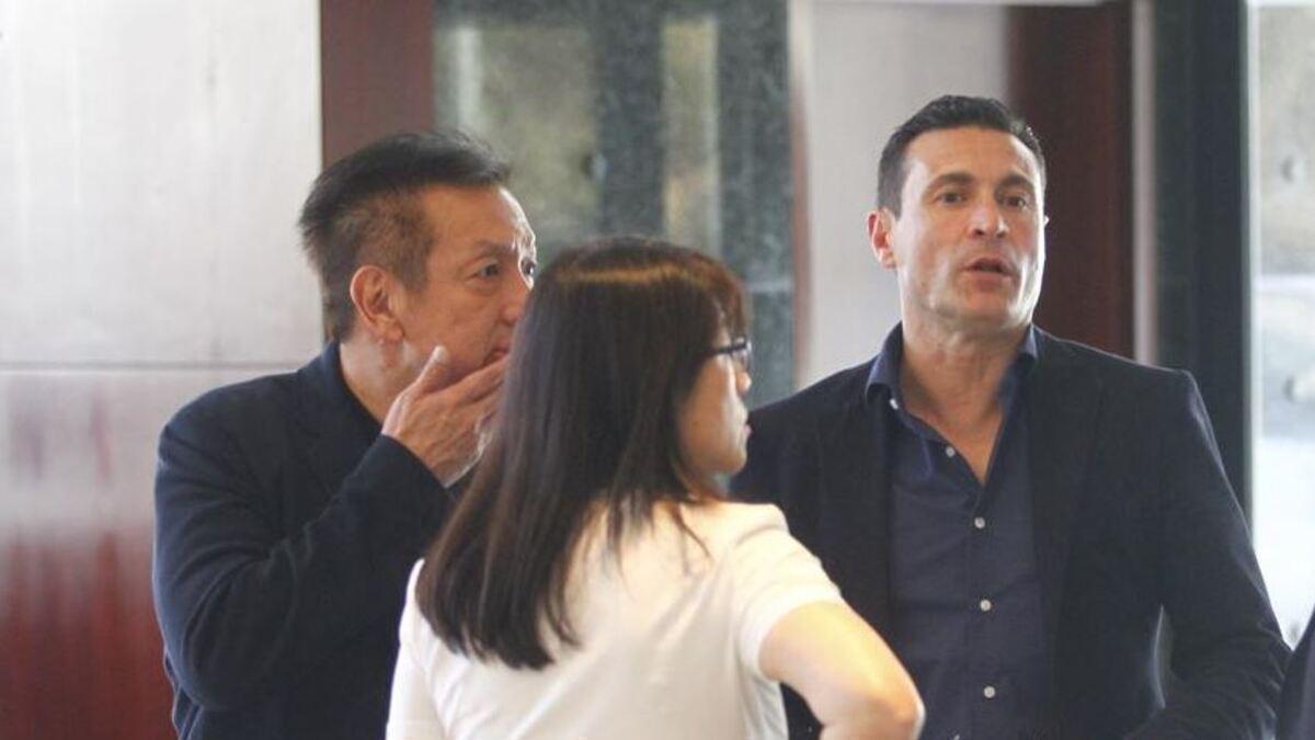 Peter Lim, Layhoon Chan y Amadeo Salvo, en una magen de archivo