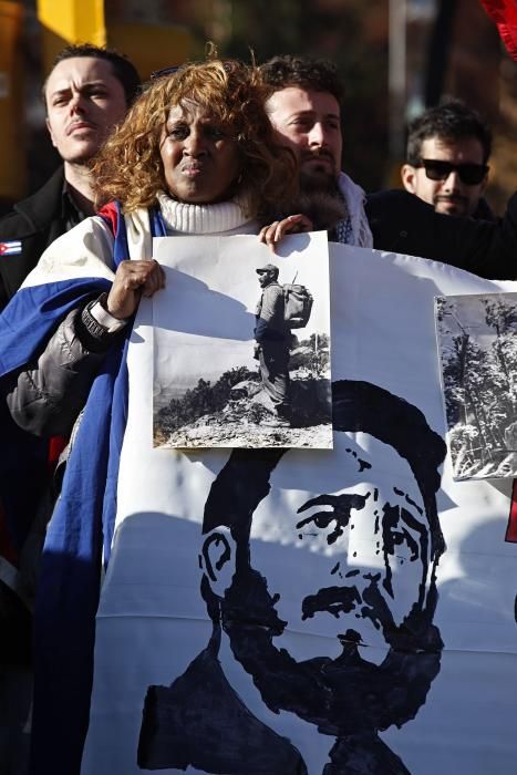 Acto homenaje de los asturianos a Fidel Castro