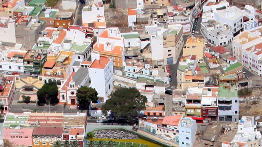 Vista aérea de Tamaraceite, en una imagen de archivo.