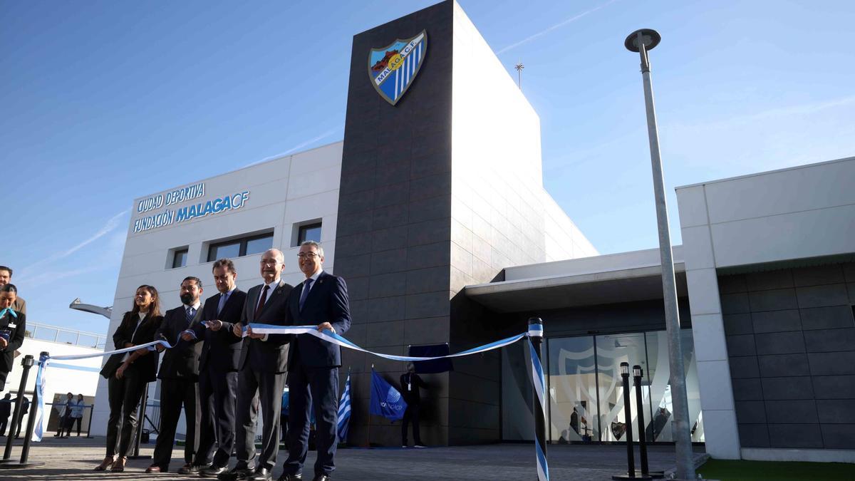 El Málaga CF inaugura su anhelada ciudad deportiva.