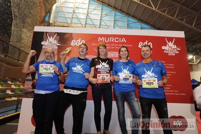 Entrega de dorsales de la Maratón de Murcia