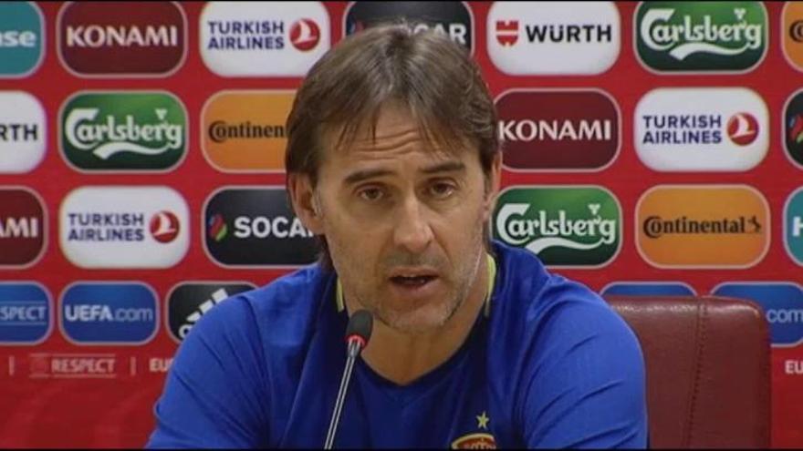 Julen Lopetegui: &quot;Nos jugamos tres puntos definitivos&quot;