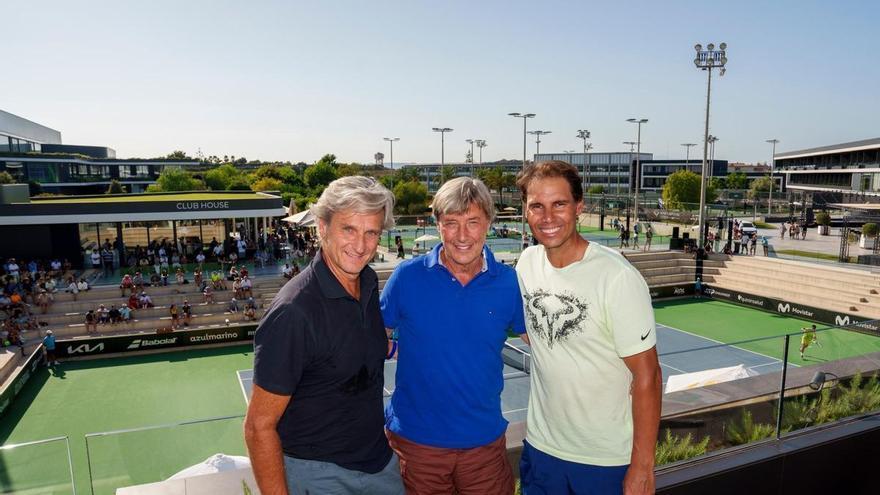Rafa Nadal presencia la jornada de octavos de final del Rafa Nadal Open by Movistar