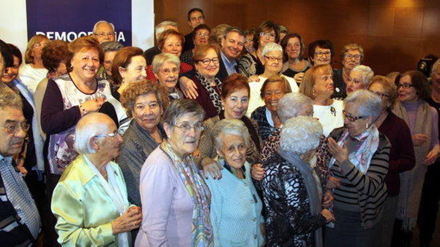 Jordi Xuclà a l&#039;acte amb la gent gran