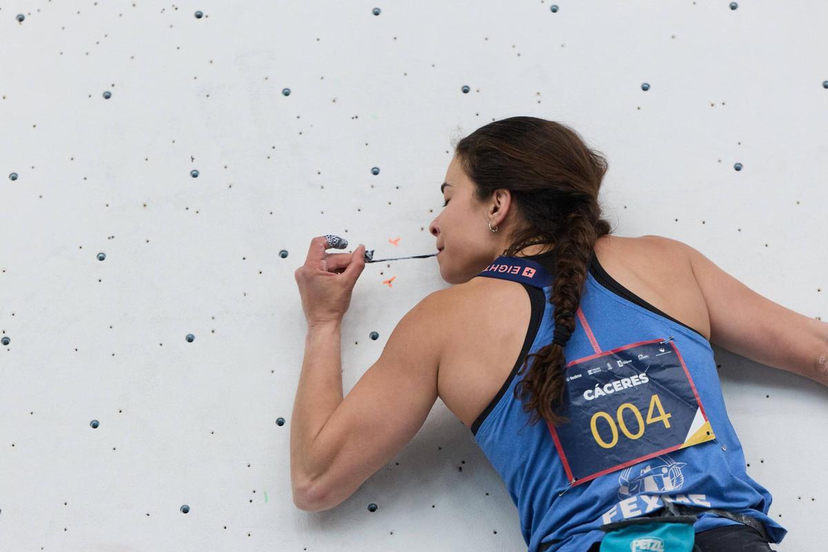 Galería | Instantáneas de la Segunda jornada de la Copa de España de Escalada en Cáceres