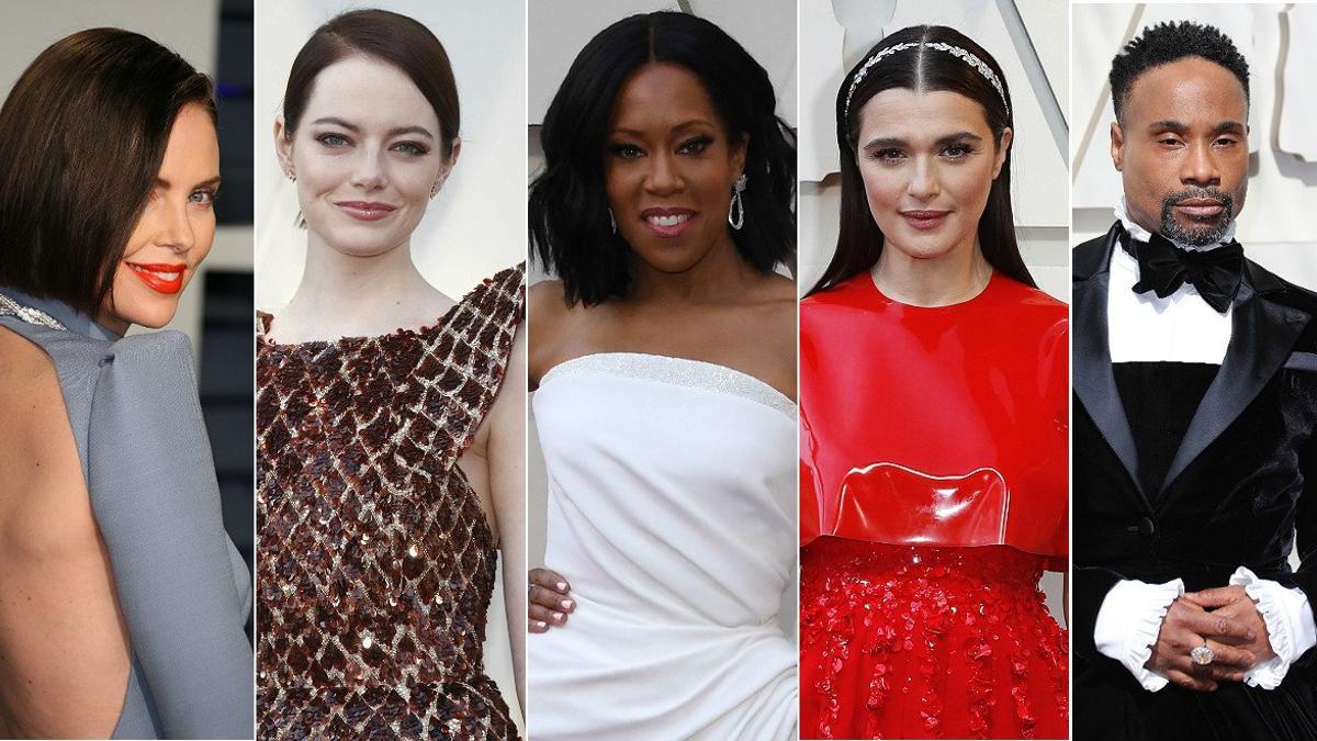 Charlize Theron, Emma Stone, Regina King, Rachel Weisz y Billy Porter, algunos de los modelos más comentados de los Oscar 2019.
