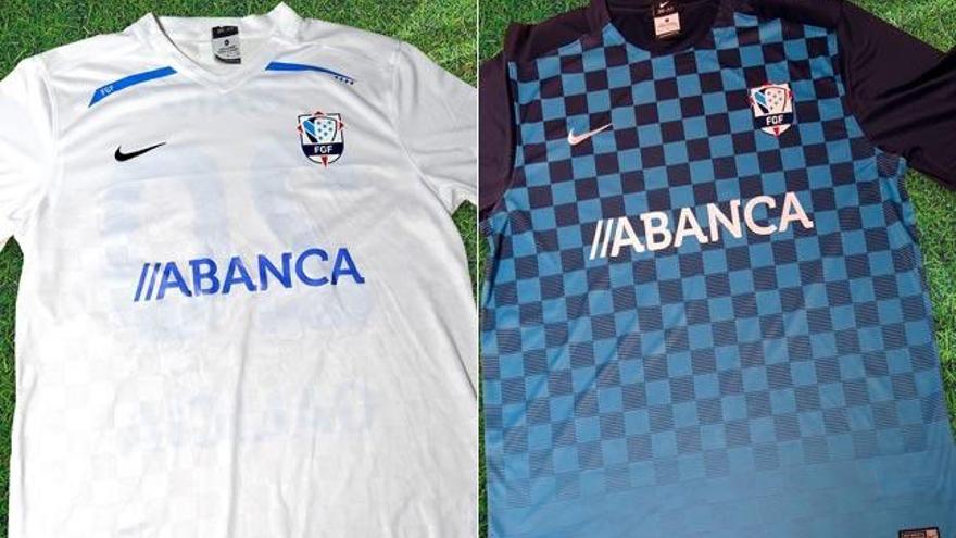 Las camisetas de la selección gallega. // FDV