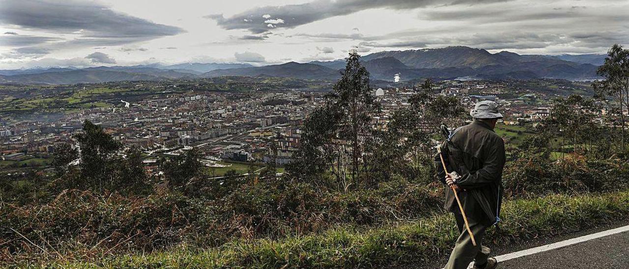 Oviedo visto desde el Naranco.