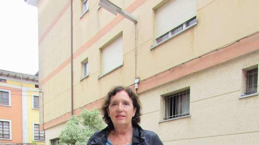 Amparo Ruiz Goiri, ayer.