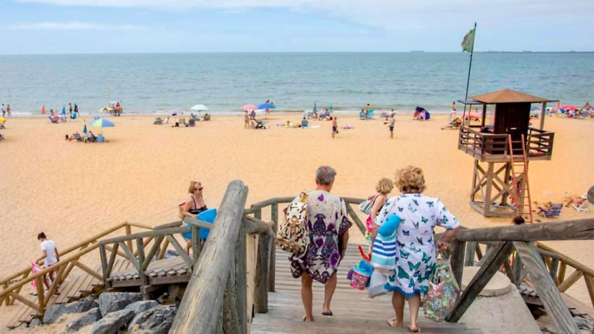 Playa de Mazagón, en Huelva.