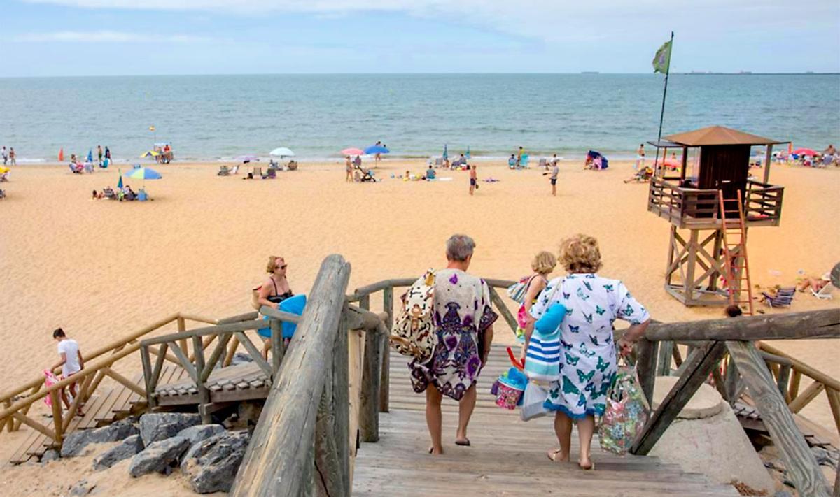 Playa de Mazagón, en Huelva.