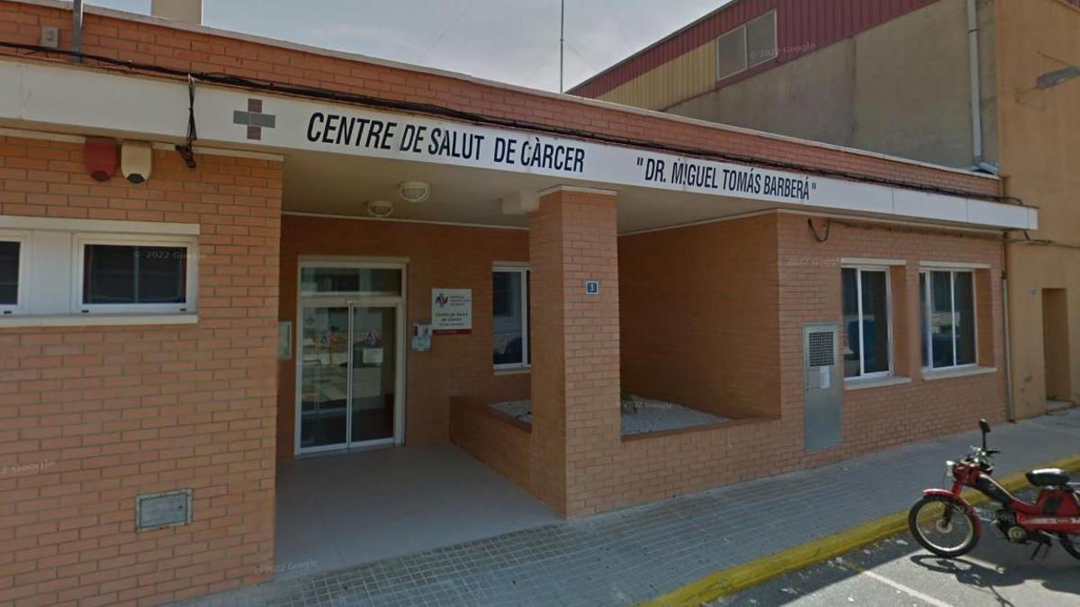 Centro de Salud de Càrcer, en una imagen de archivo.