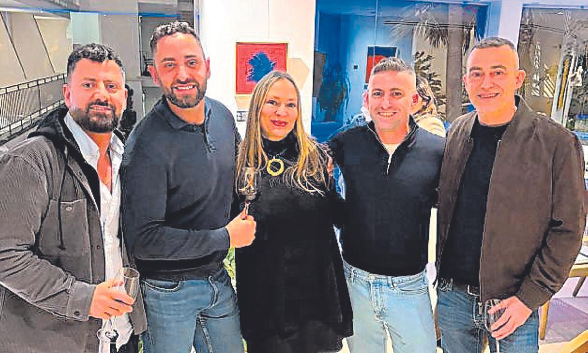 Andrés Gómez, Miquel Bauzá, Inma Bianchi, Rafa Comas y Juan Carlos Florit.