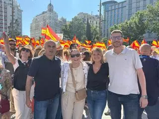 Prohens asiste en Madrid a la manifestación del PP contra el Gobierno de Sánchez