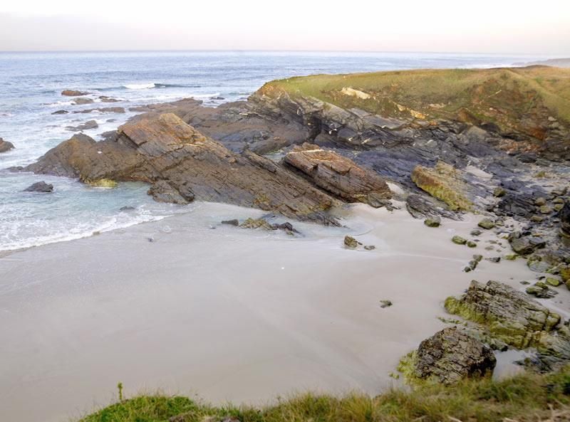 Playa de Punta Corveira, en Barreiros.