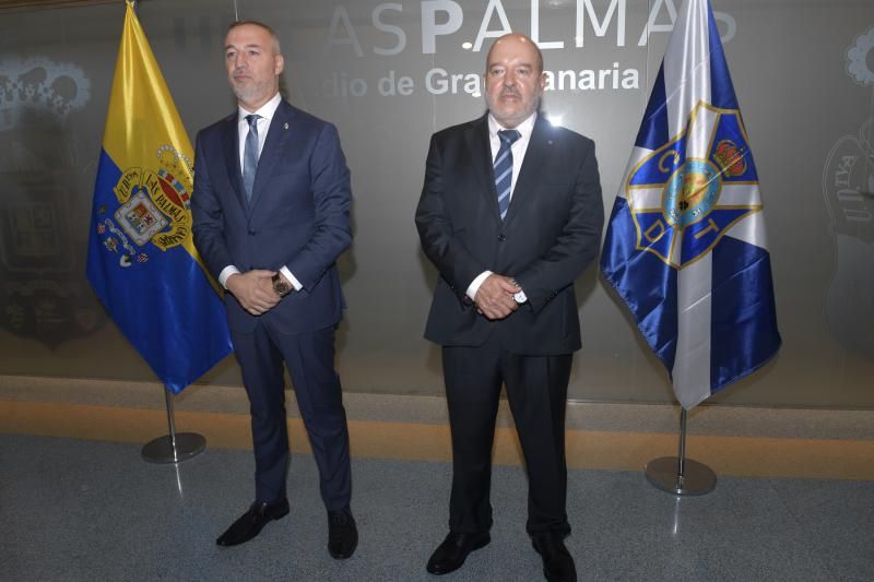 Almuerzo de los presidentes de la UD Las Palmas y el CD Tenerife