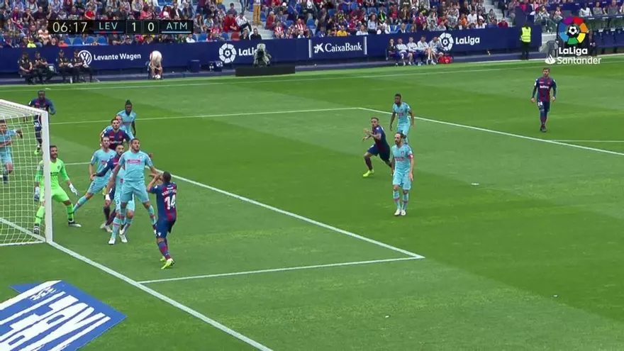 LaLiga Santander: Els gols del Llevant - Atlètic de Madrid
