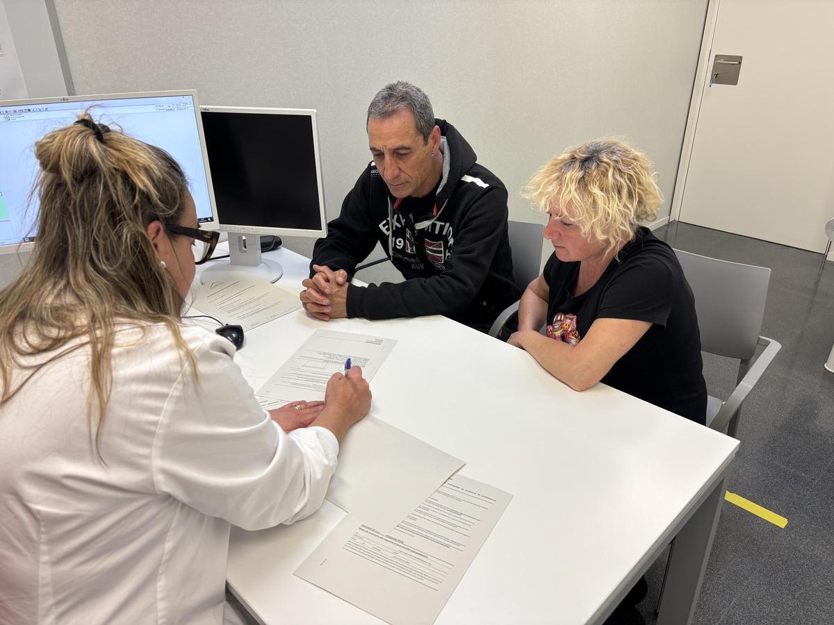 Preparació del document de voluntats anticipades en un dels centres sanitaris de la Garrotxa.