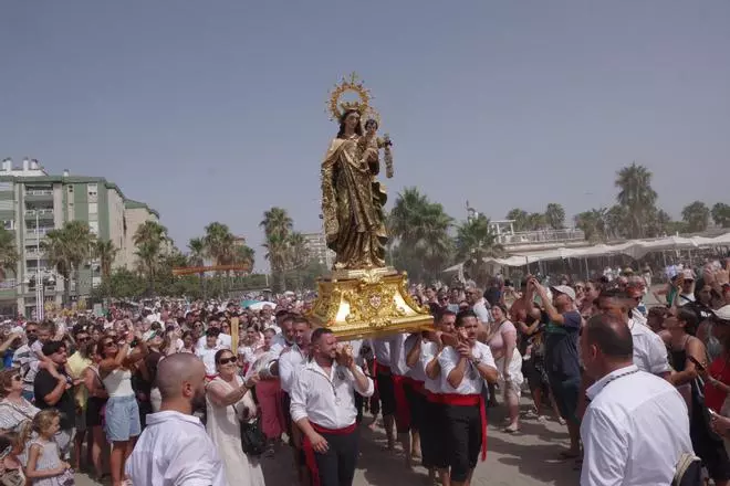Las mejores imágenes de la procesión de Nuestra Señora del Carmen de Huelin