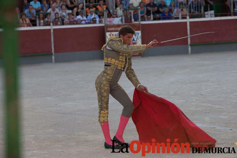 Primera novillada en Blanca