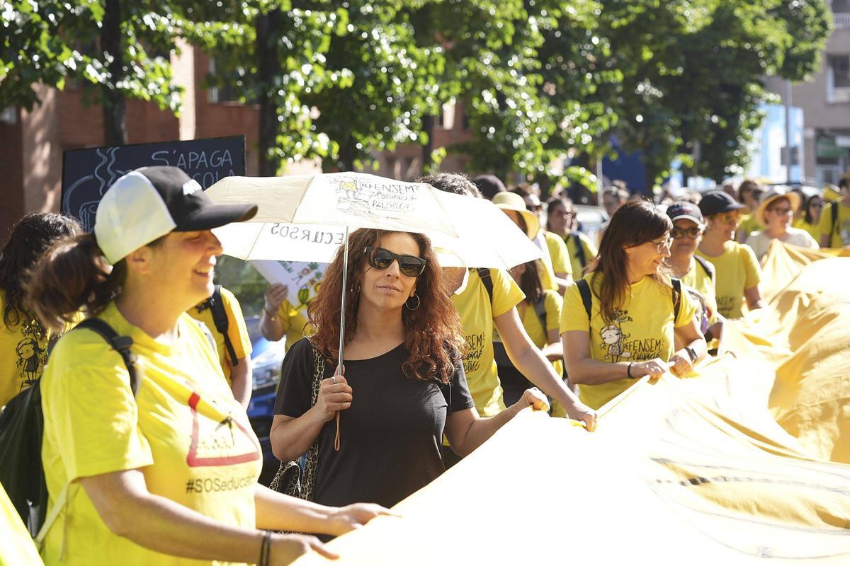 Les imatges de la nova jornada de vaga educativa a Girona
