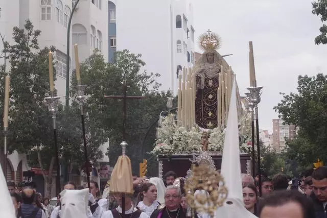 Procesión de la Virgen de las Lágrimas del Carmen de Huelin, en imágenes