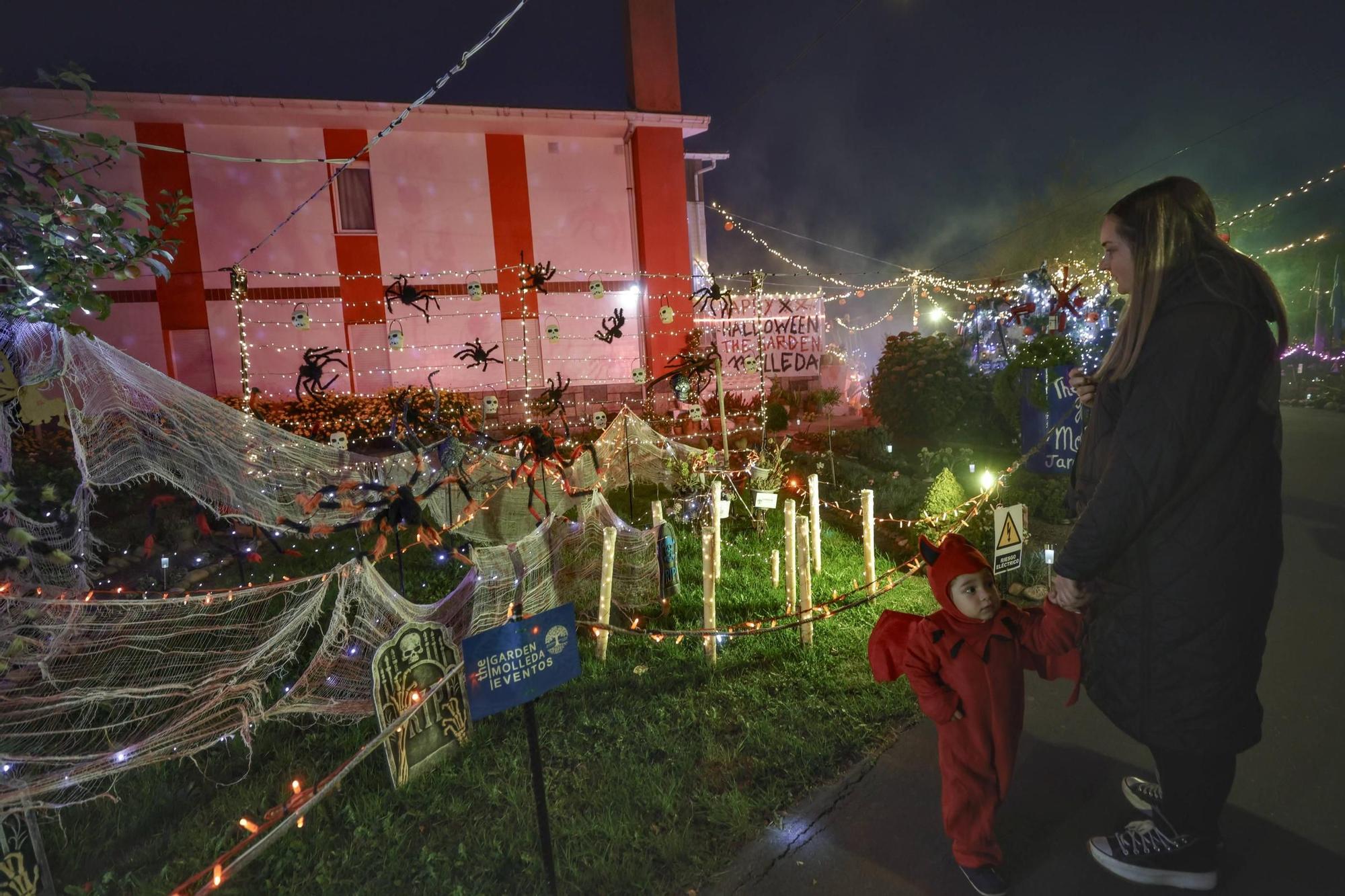 EN IMÁGENES: El Jardín de Molleda lleva a Corvera el terror de Halloween