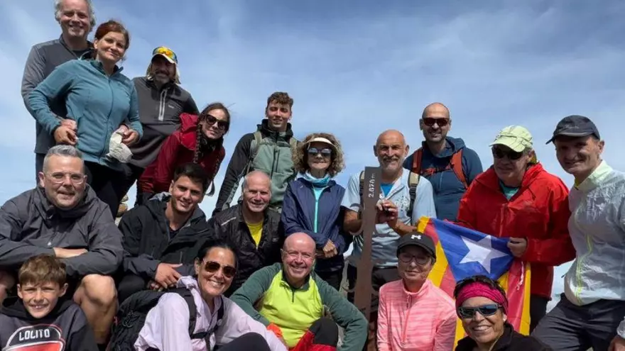 El CECB puja el cim de Tristaina, a Andorra