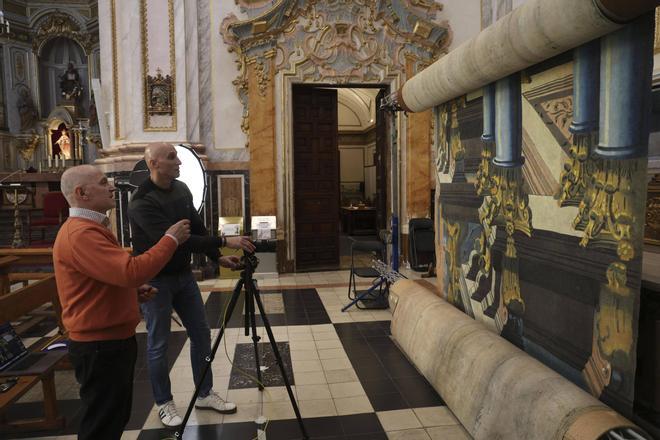 La Parroquia San Lucas Evangelista de Cheste alberga los telones cuaresmalas del año 1850