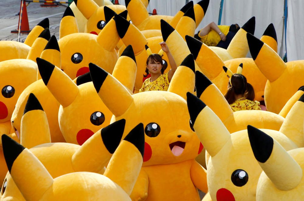 Més de mil Pikachus desfilen pels carrers de Yokohama