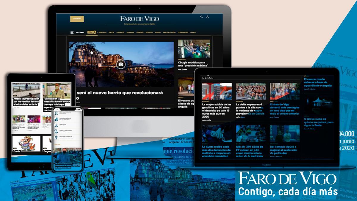 FARO DE VIGO, el periódico más leído en web en Galicia y octavo en el ranking nacional