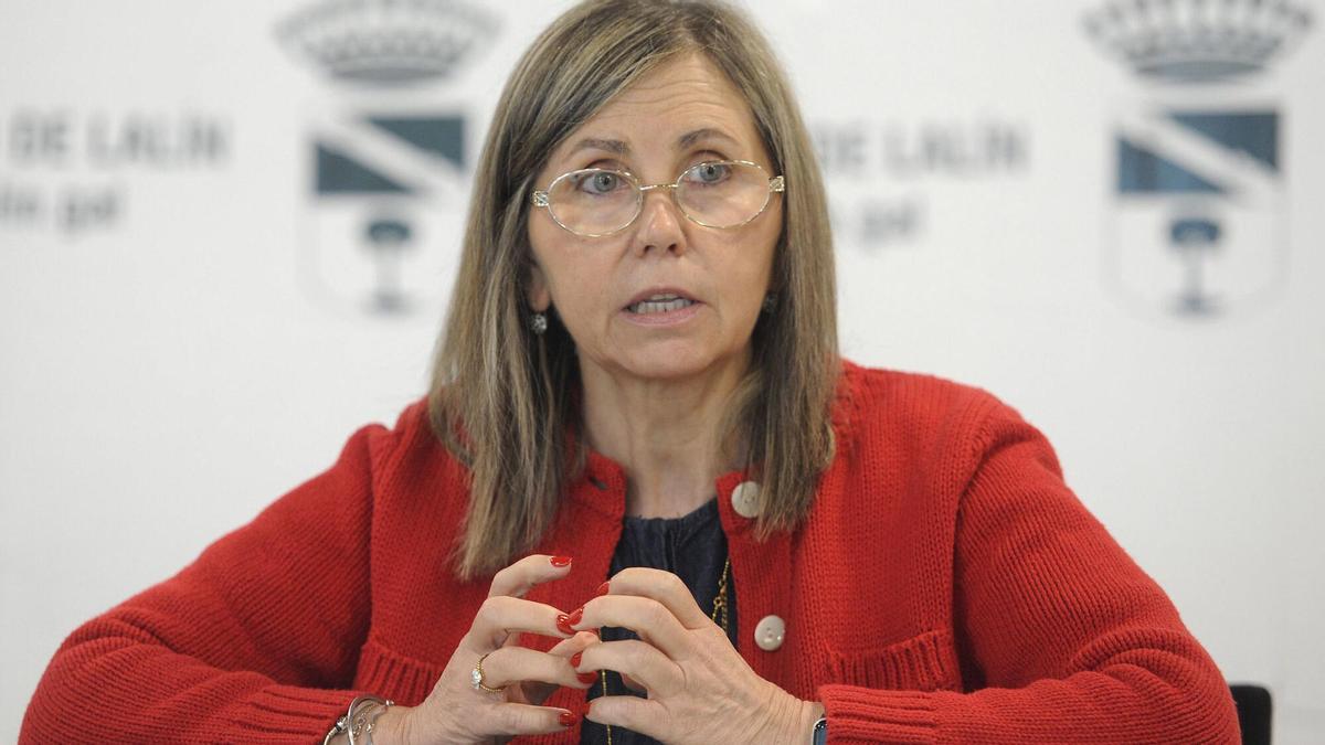 María Paz Pérez Asorey, en una comparecencia.