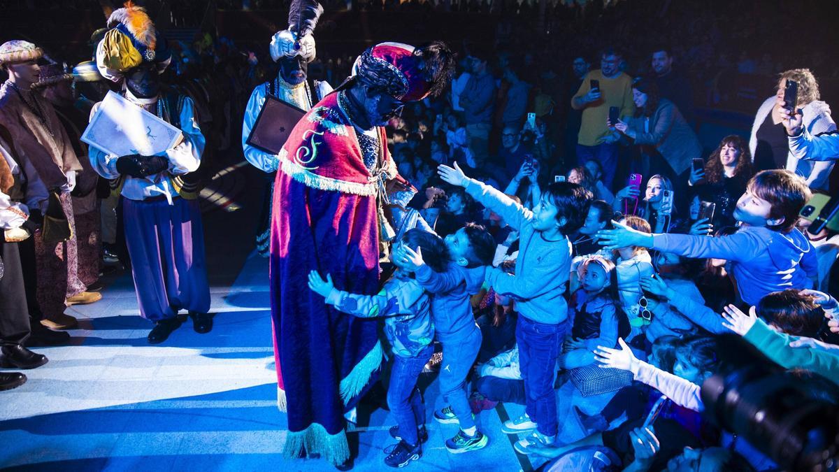 Arribada del patge Faruk a Igualada