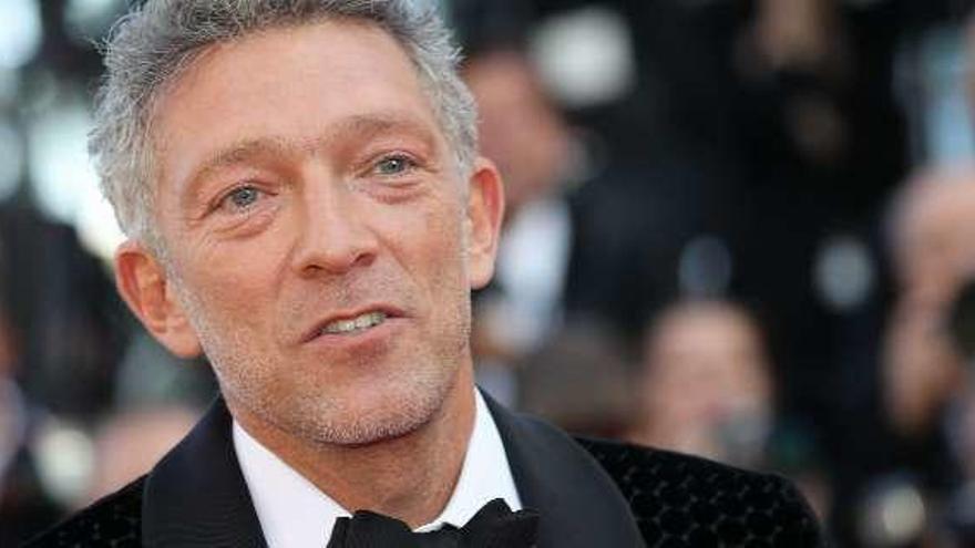 El actor Vincent Cassel, ayer, en Cannes.