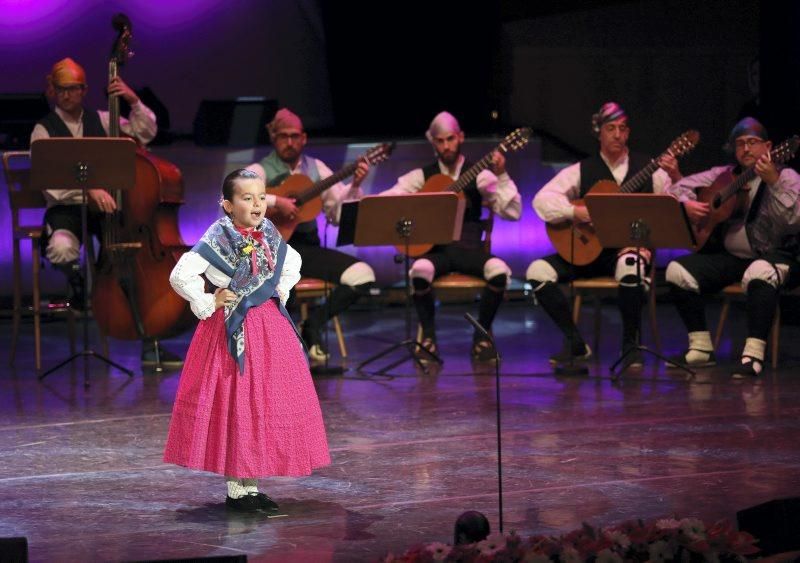 Certamen infantil de jota aragonesa en el Auditorio de Zaragoza