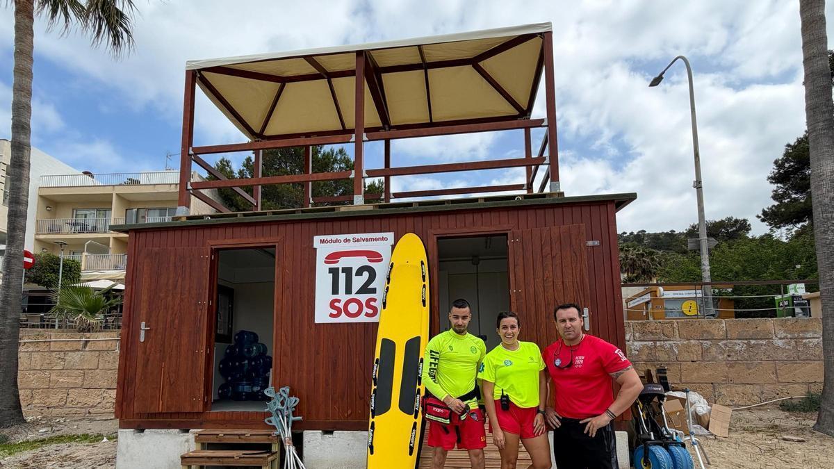 Andratx activa el servicio de salvamento y socorrismo en Sant Elm y Camp de Mar con refuerzo de medios e infraestructuras