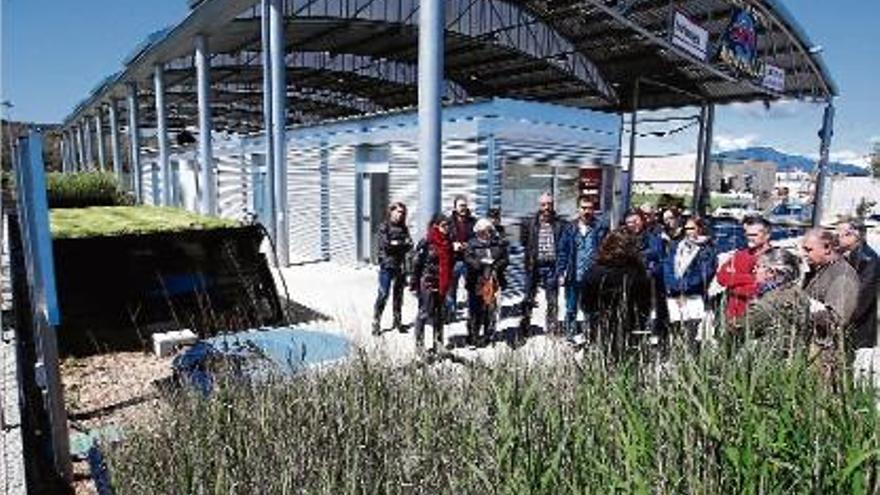 Les instal·lacions de rentat de vehicles de la Fundació Ramon Noguera on es recicla l&#039;aigua que utilitzen.