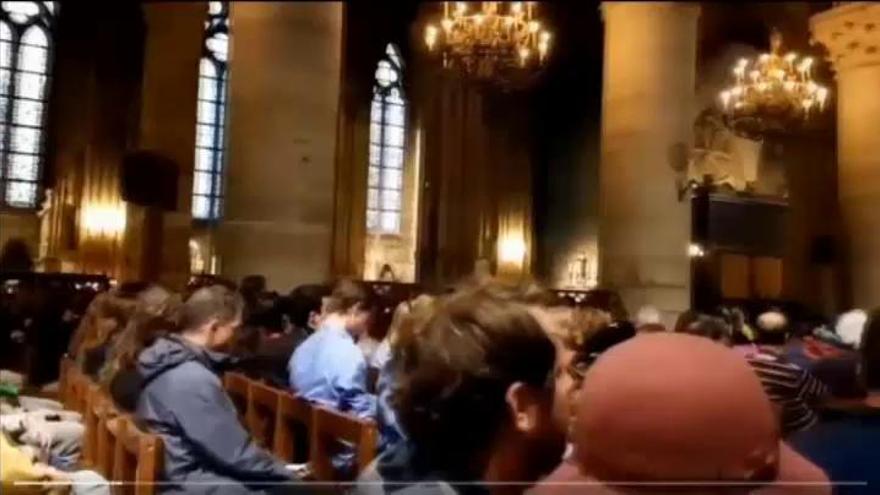 Momentos de pánico en el interior de Notre Dame en el momento del ataque
