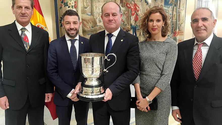 Manuel Barón con el Premio Consejo Superior de Deportes 2016