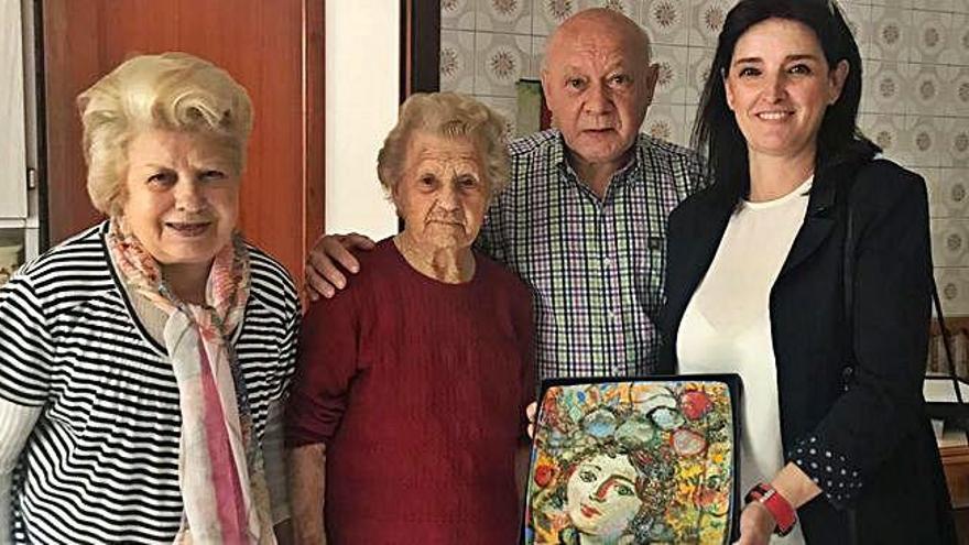 Pilar Reborido celebra sus 100 años en Celas