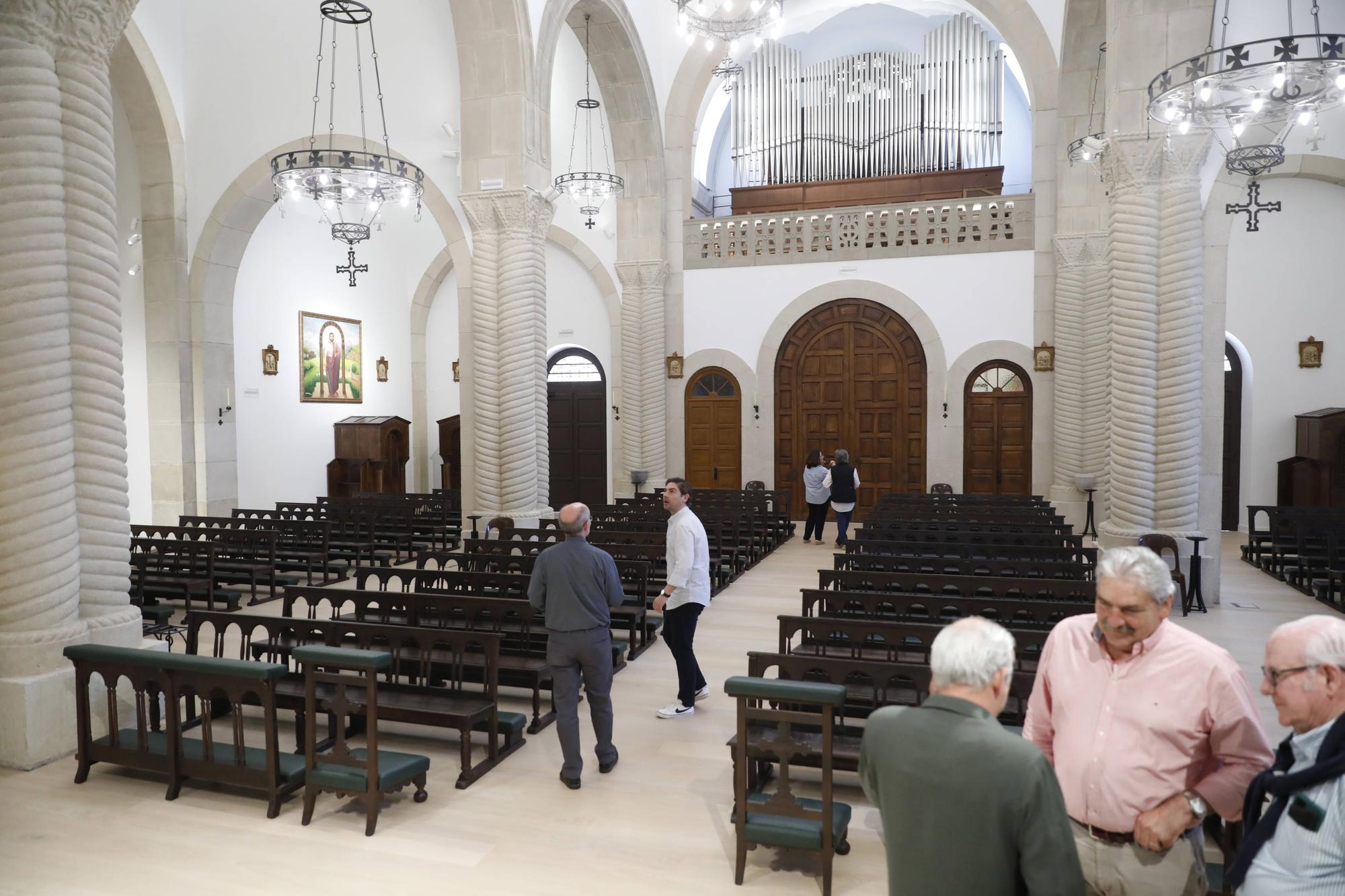 En imágenes: así ha quedado la reforma de la iglesia de San Julián de Somió